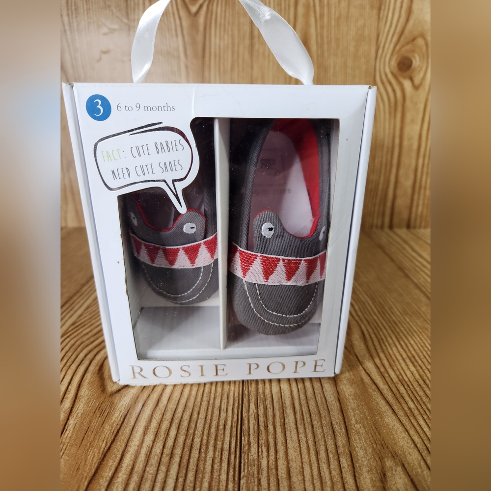 Rosie Pope NIB 6-9‎ Months Crib Shoes